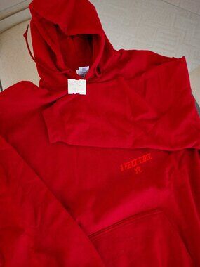 Dash Miami I Feel Like Ye Red Hoodie Kanye West TLOP Era Original Tag [XL]
